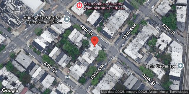 Aerial map of 4802 11 AVENUE, Brooklyn