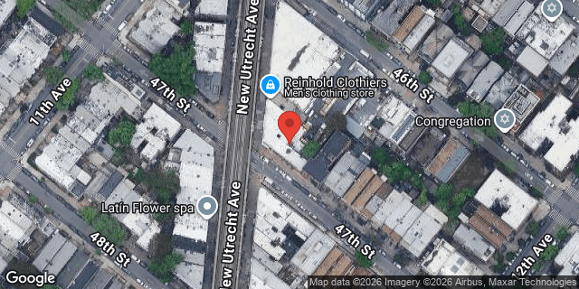 Aerial map of 4625 NEW UTRECHT AVENUE, Brooklyn
