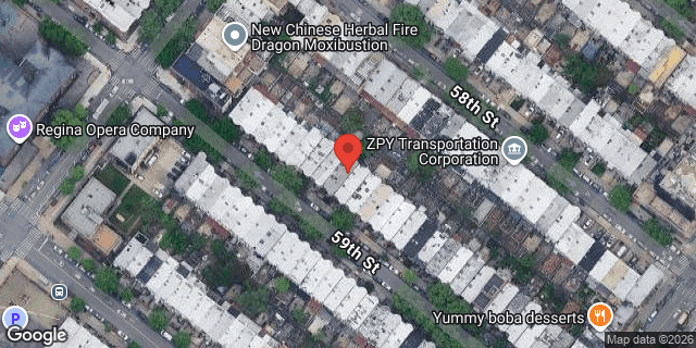 Aerial map of 631 59 STREET, Brooklyn