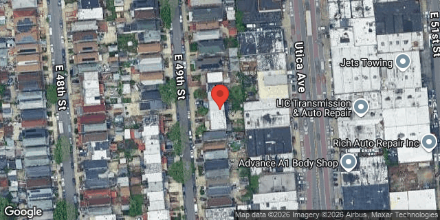 Aerial map of 941 EAST 49 STREET, Brooklyn