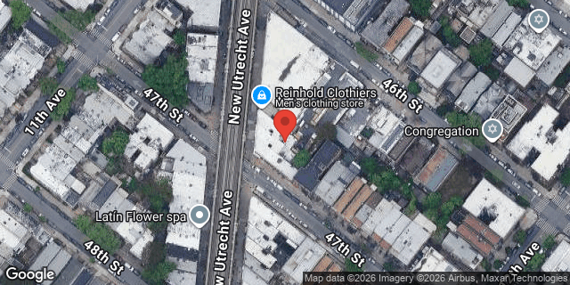 Aerial map of 4623 NEW UTRECHT AVENUE, Brooklyn