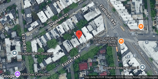 Aerial map of 2341 FOSTER AVENUE, Brooklyn