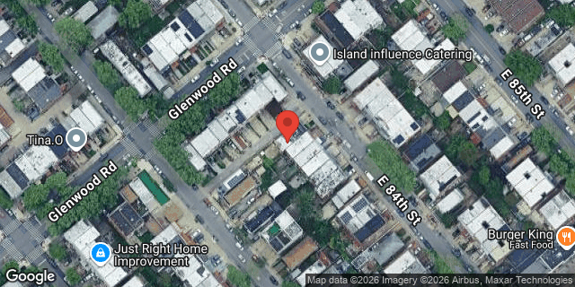 Aerial map of 716 EAST 84 STREET, Brooklyn
