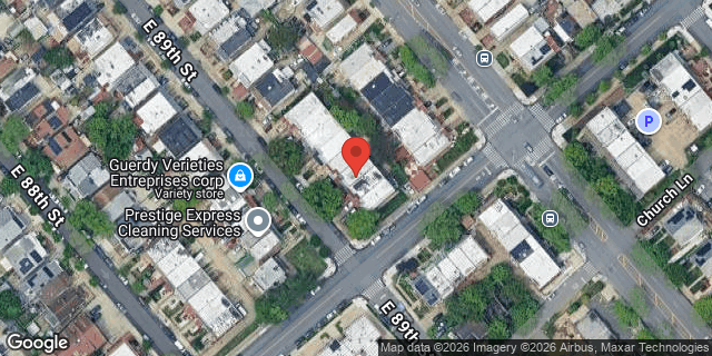 Aerial map of 979 EAST 89 STREET, Brooklyn