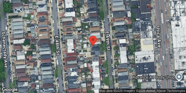 Aerial map of 936 EAST 49 STREET, Brooklyn