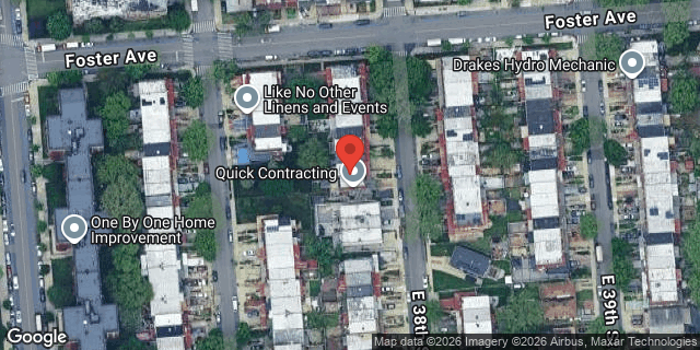 Aerial map of 686 EAST 38 STREET, Brooklyn