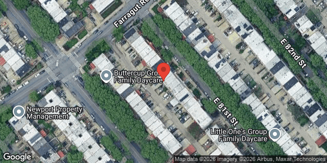 Aerial map of 626 EAST 81 STREET, Brooklyn