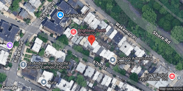 Aerial map of 217 67 STREET, Brooklyn