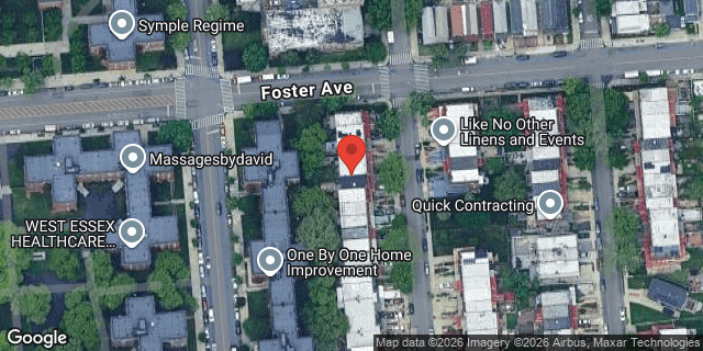 Aerial map of 744 EAST 37 STREET, Brooklyn