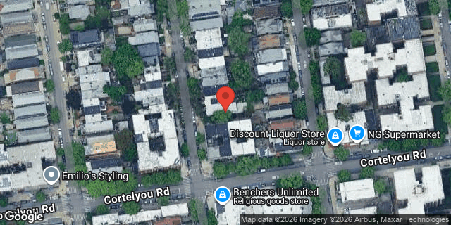 Aerial map of 555 EAST 4 STREET, Brooklyn