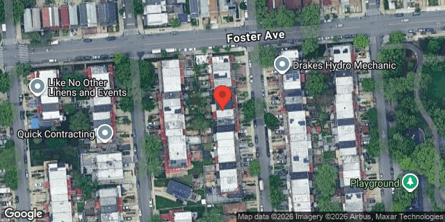 Aerial map of 748 EAST 39 STREET, Brooklyn