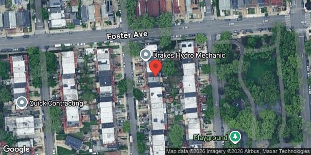 Aerial map of 745 EAST 39 STREET, Brooklyn