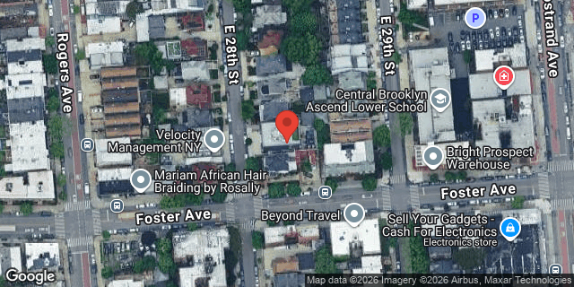 Aerial map of 485 EAST 28 STREET, Brooklyn