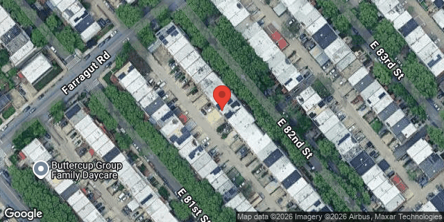 Aerial map of 628 EAST 82 STREET, Brooklyn