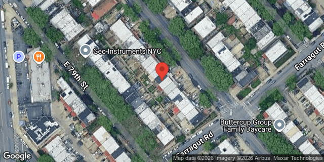 Aerial map of 580 EAST 80 STREET, Brooklyn