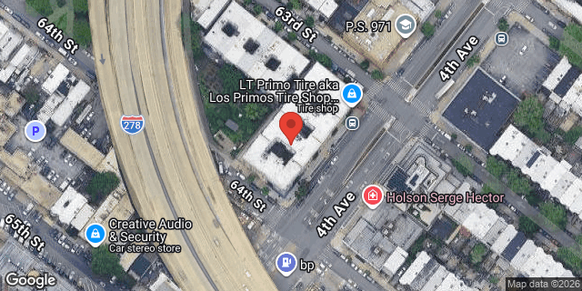 Aerial map of 6316 4 AVENUE, Brooklyn