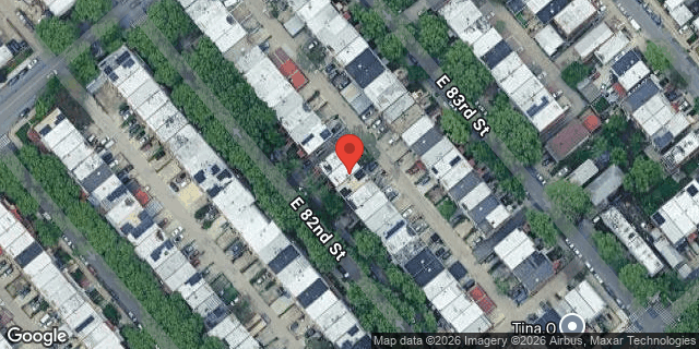 Aerial map of 639 EAST 82 STREET, Brooklyn