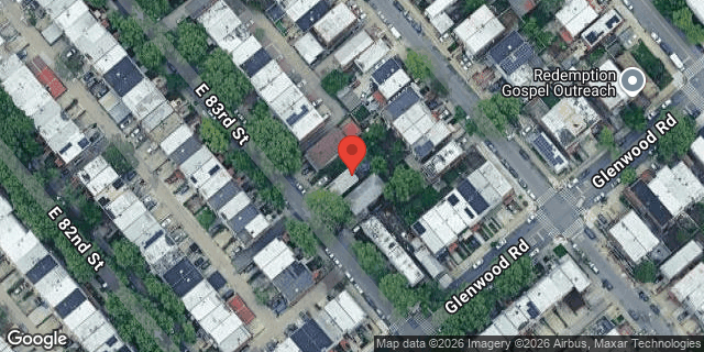 Aerial map of 665 EAST 83 STREET, Brooklyn