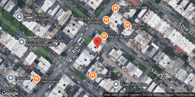 Aerial map of 5307 8 AVENUE, Brooklyn