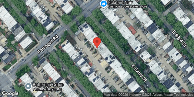 Aerial map of 618 EAST 82 STREET, Brooklyn