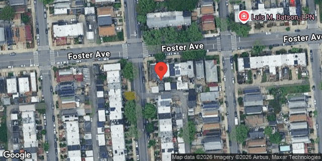 Aerial map of 4404 FOSTER AVENUE, Brooklyn