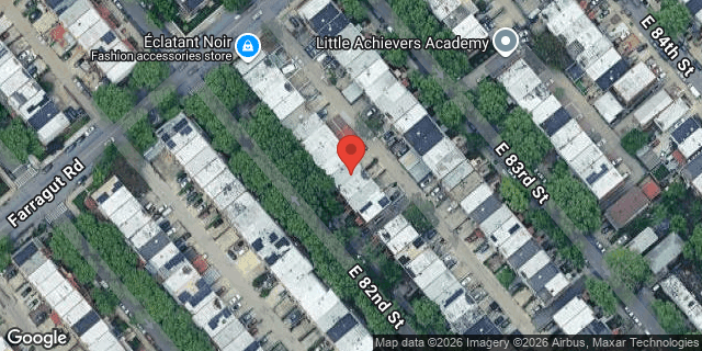 Aerial map of 627 EAST 82 STREET, Brooklyn