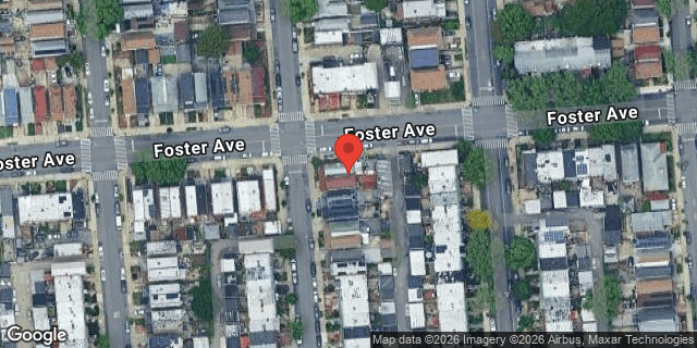 Aerial map of 651 EAST 43 STREET, Brooklyn