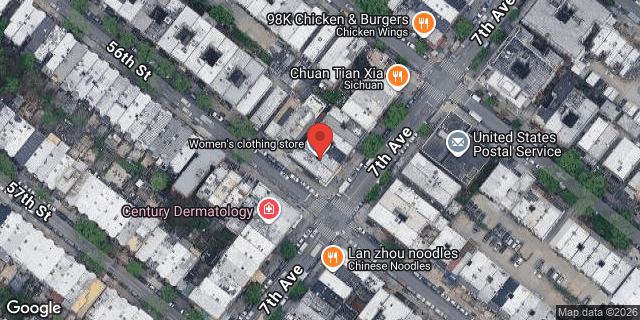 Aerial map of 5522 7 AVENUE, Brooklyn