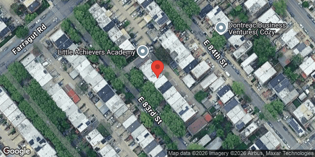 Aerial map of 637 EAST 83 STREET, Brooklyn