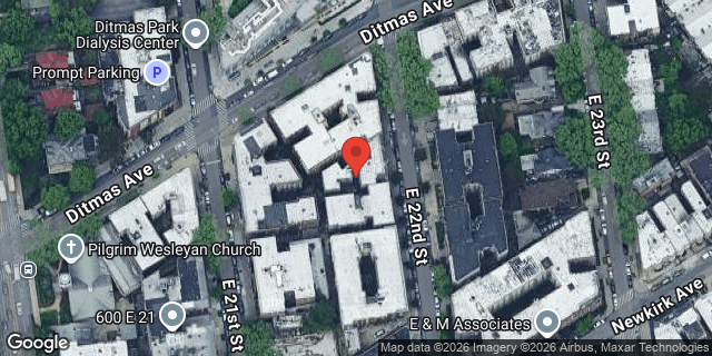 Aerial map of 518 EAST 22 STREET, Brooklyn