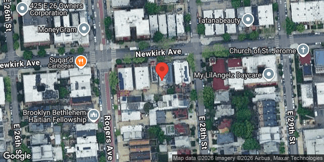 Aerial map of 2716 NEWKIRK AVENUE, Brooklyn