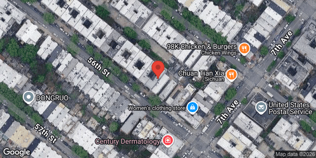 Aerial map of 661 56 STREET, Brooklyn