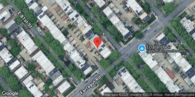 Aerial map of 594 EAST 82 STREET, Brooklyn