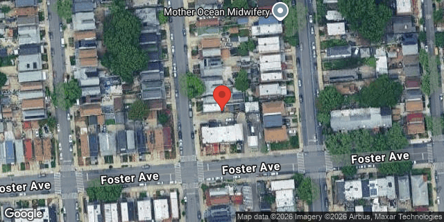 Aerial map of 639 EAST 43 STREET, Brooklyn
