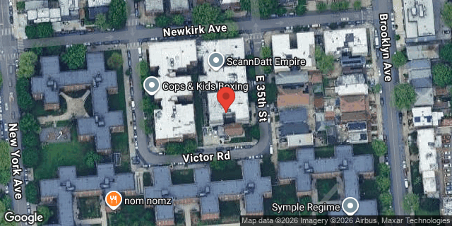 Aerial map of 626 EAST 35 STREET, Brooklyn