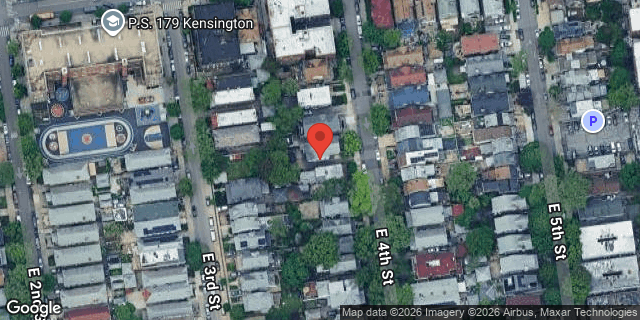 Aerial map of 500 EAST 4 STREET, Brooklyn
