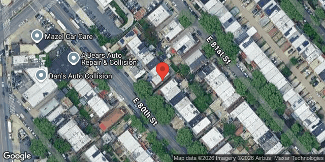 Aerial map of 547 EAST 80 STREET, Brooklyn
