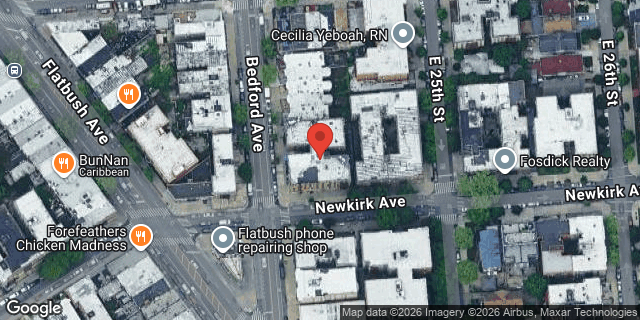 Aerial map of 2401 NEWKIRK AVENUE, Brooklyn