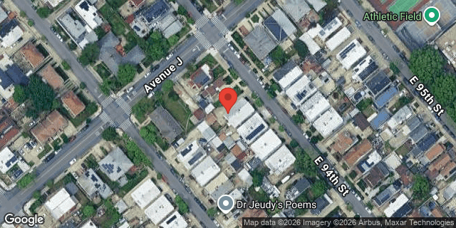Aerial map of 1256 EAST 94 STREET, Brooklyn