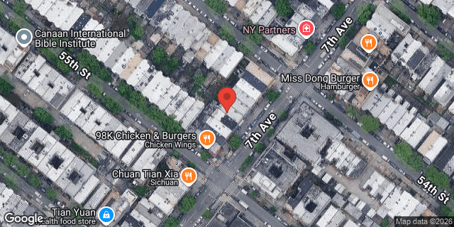 Aerial map of 5414 7 AVENUE, Brooklyn