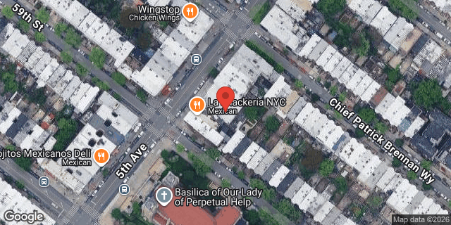 Aerial map of 5817 5 AVENUE, Brooklyn