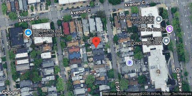 Aerial map of 504 EAST 5 STREET, Brooklyn