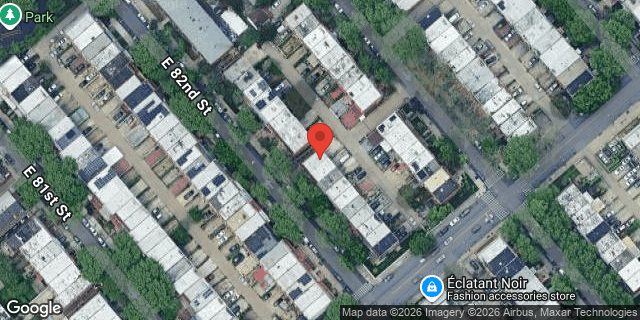 Aerial map of 577 EAST 82 STREET, Brooklyn