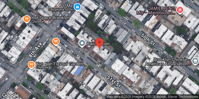 Aerial map of 823 51 STREET, Brooklyn