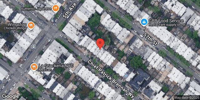 Aerial map of 523 58 STREET, Brooklyn