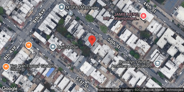 Aerial map of 834 50 STREET, Brooklyn