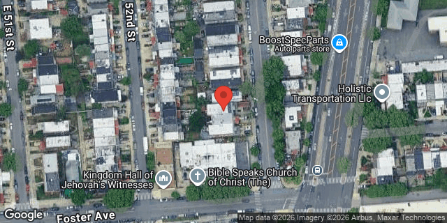 Aerial map of 772 EAST 53 STREET, Brooklyn