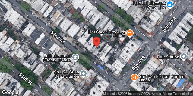Aerial map of 763 52 STREET, Brooklyn