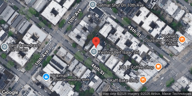 Aerial map of 1017 46 STREET, Brooklyn
