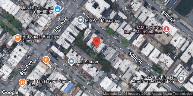 Aerial map of 820 50 STREET, Brooklyn